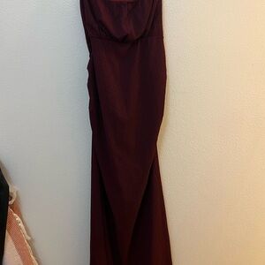 Wild Fable Burgundy Maxi Dress